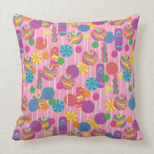 Lollipops Candy Pattern Cushion