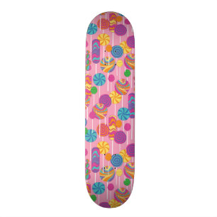 Lollipops Candy Pattern Skateboard