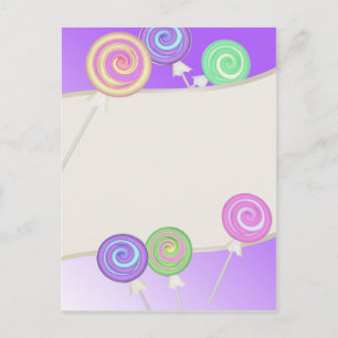 Lollipops Postcard
