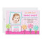 Lollipops Sweet Shoppe Photo Birthday Invitations