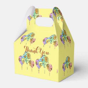 Lollipops Yellow Thank You  Favour Box