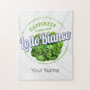 Lollo Bianco Salad Vintage Lollo Bionda Vegan Jigsaw Puzzle