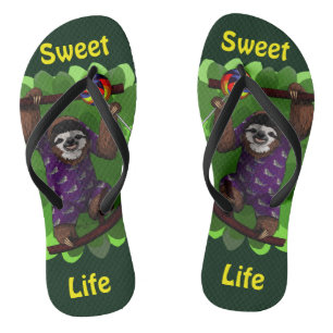 Lolly Sloth Thongs