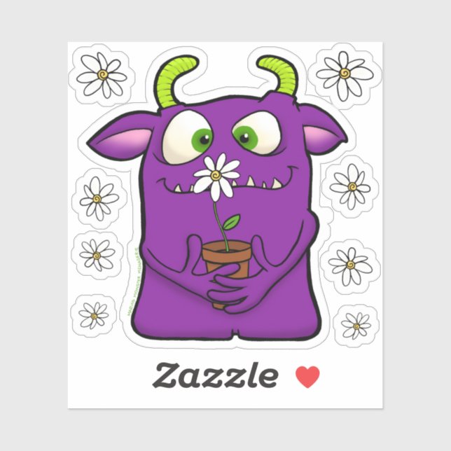 Lolly the Monster, sticker set (Sheet)