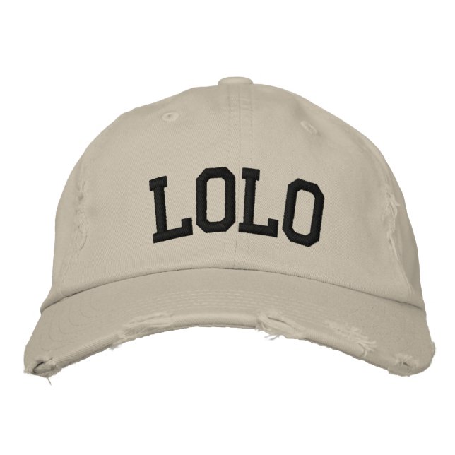 Lolo Embroidered Hat (Front)