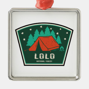 Lolo National Forest Montana Camping Metal Ornament