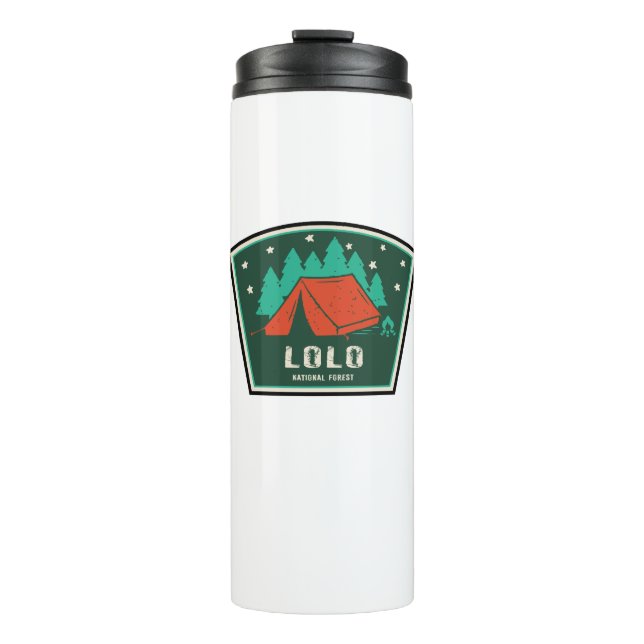 Lolo National Forest Montana Camping Thermal Tumbler (Front)