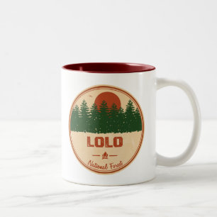 Lolo National Forest Two-Tone Coffee Mug