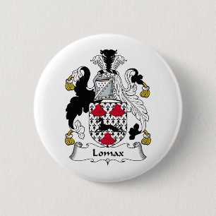 Lomax Family Crest 6 Cm Round Badge