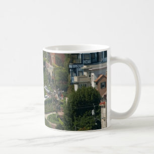 Lombard Street In San Francisco Americas Crookedes Coffee Mug