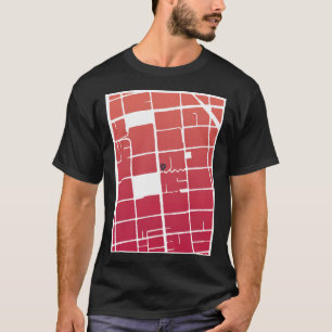 Lombard Street Minimalist San Francisco Map T-Shirt