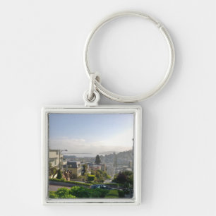 Lombard Street - San Francisco, California Key Ring