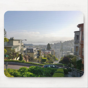 Lombard Street - San Francisco, California Mouse Pad