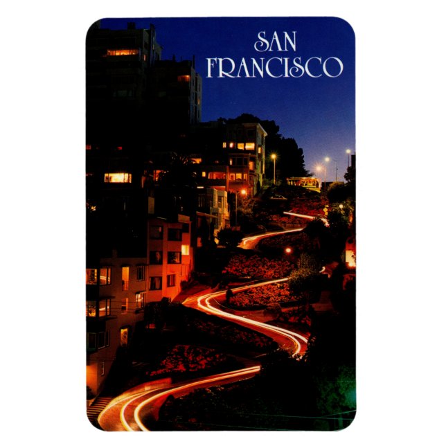 Lombard Street San Francisco Magnet (Vertical)