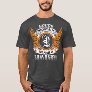 Lombardi Name Shirt Never Underestimate The Power 
