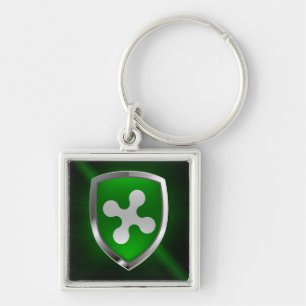 Lombardia Metallic Emblem Key Ring