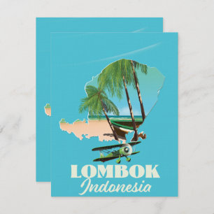 Lombok Indonesia map