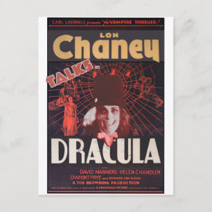 Lon Chaney as Dracula Postcard