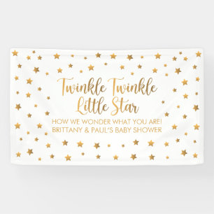Lona Twinkle Twinkle Little Star Baby Shower sign
