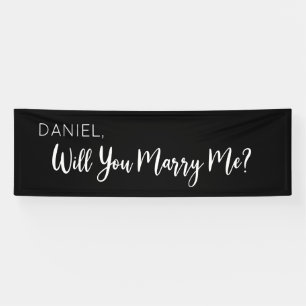 Lona  Will you Marry Me Proposal Sign banner 