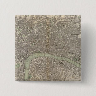London 1843 15 cm square badge