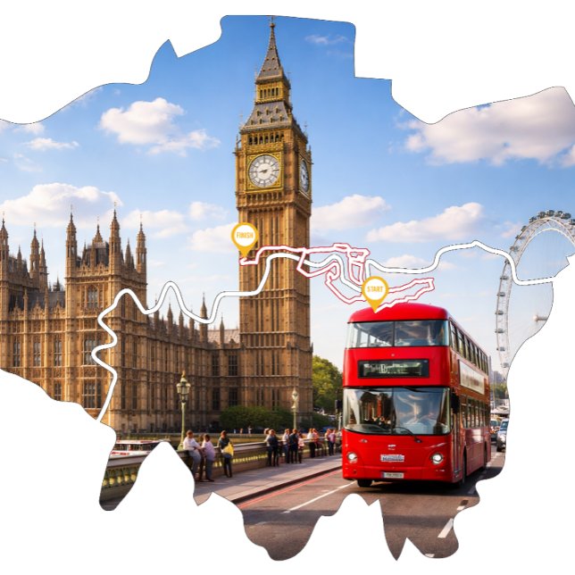 London 26.2 Marathoner Course Map Mug (Creator Uploaded)