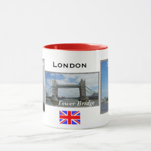London 3-panel Red London Combo Mug