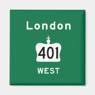 London 401 magnet