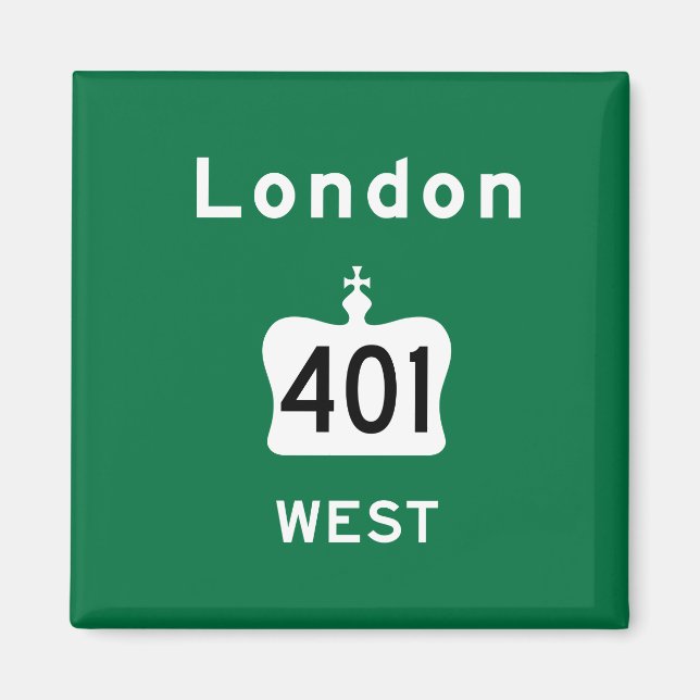 London 401 magnet (Front)