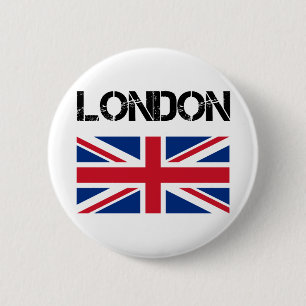London 6 Cm Round Badge