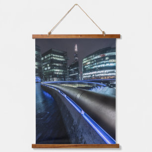 London at Night Hanging Tapestry