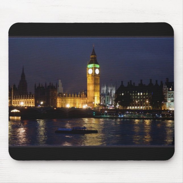 London at Night Mouse Pad (Front)
