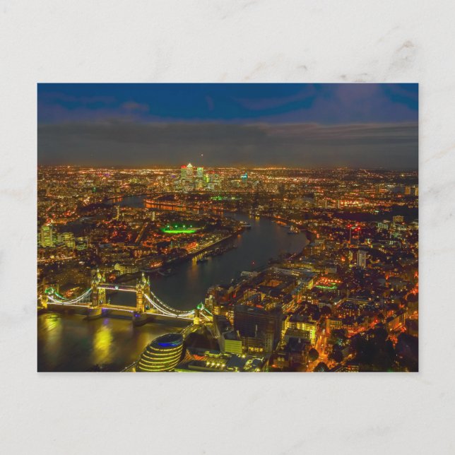 London at night postcard (Front)