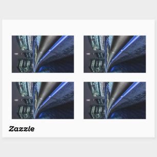 London at Night Rectangular Sticker