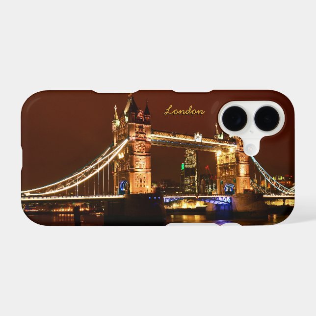 London at Night, Tower Bridge lights / panorama (Back (Horizontal))