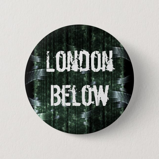 London Below 6 Cm Round Badge (Front)