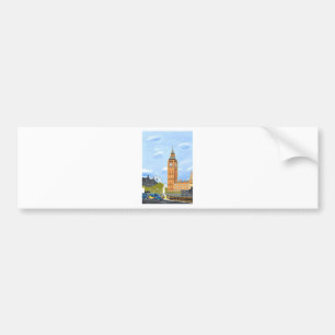London Big Ben Bumper Sticker