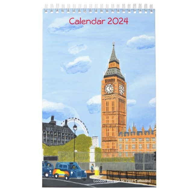 London Big Ben Calendar 2024 (Cover)
