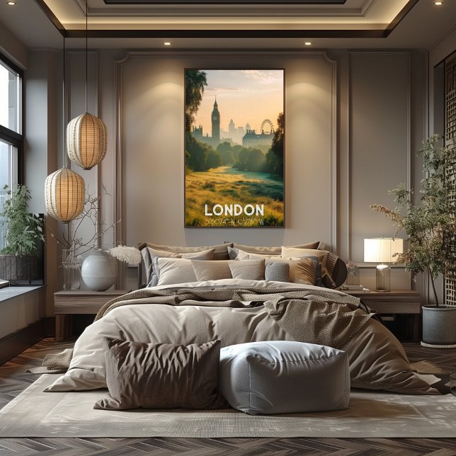 London: Big Ben - Parks and Skyline City Poster (Creator Uploaded)