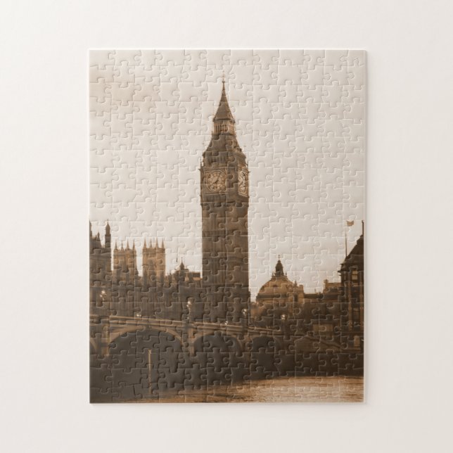 London - Big Ben - Thames - Puzzle (Vertical)