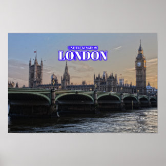 London Big Ben - United Kingdom Poster