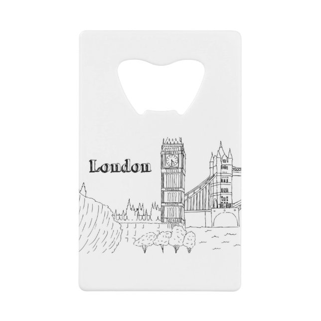 London Big Ben Vacation Drawing Vacation Art Trave (Front)