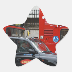 London Black Cab Taxi Star Sticker