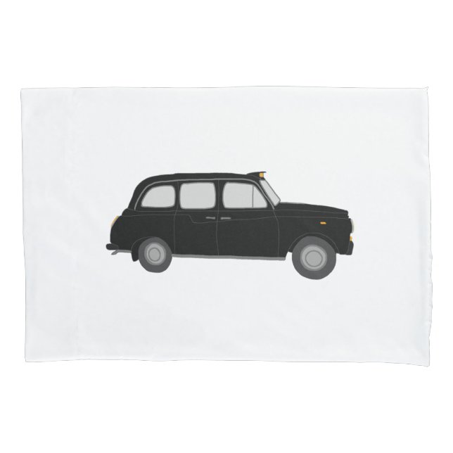 London Black Taxi Pillowcase (Front)