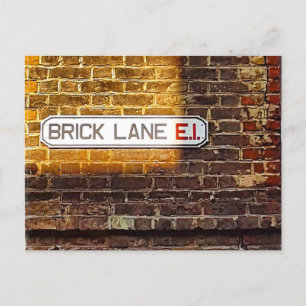 London - Brick Lane Holiday Postcard