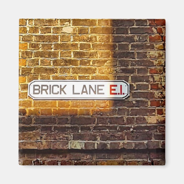 London - Brick Lane Magnet (Front)