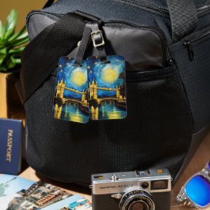 London Bridge Acrylic Art, Luggage Tag