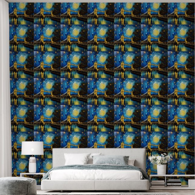 London Bridge Acrylic Art, Wallpaper (Bedroom)
