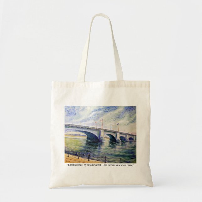 London Bridge by Alfred Zwiebel Tote Bag (Front)
