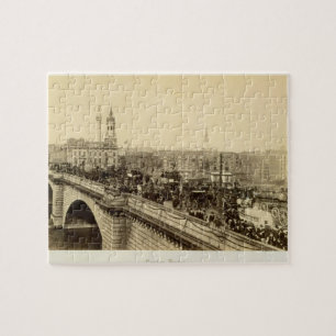 London Bridge, c.1880 (sepia photo) Jigsaw Puzzle